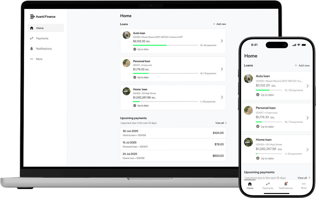 Manage your loans on any device